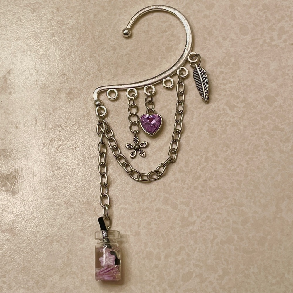 💜🌸Lavender Tea Ear Cuff🌸💜